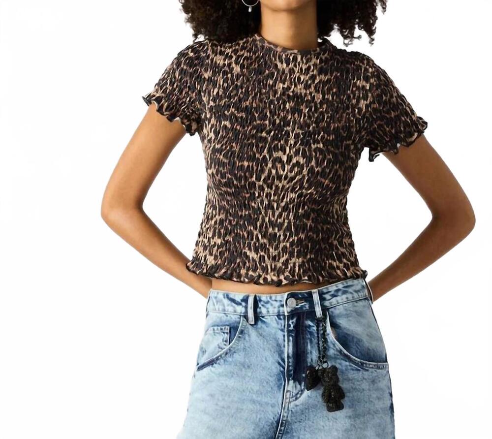 NEW STEVE MADDEN cheetah top in leopard